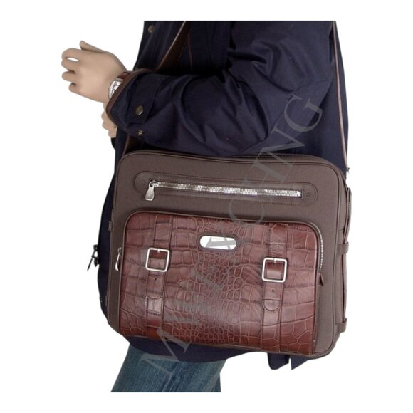 $750.00 Samsonite Black Label Alexander McQueen Messenger Laptop Computer Bag - Picture 1 of 5